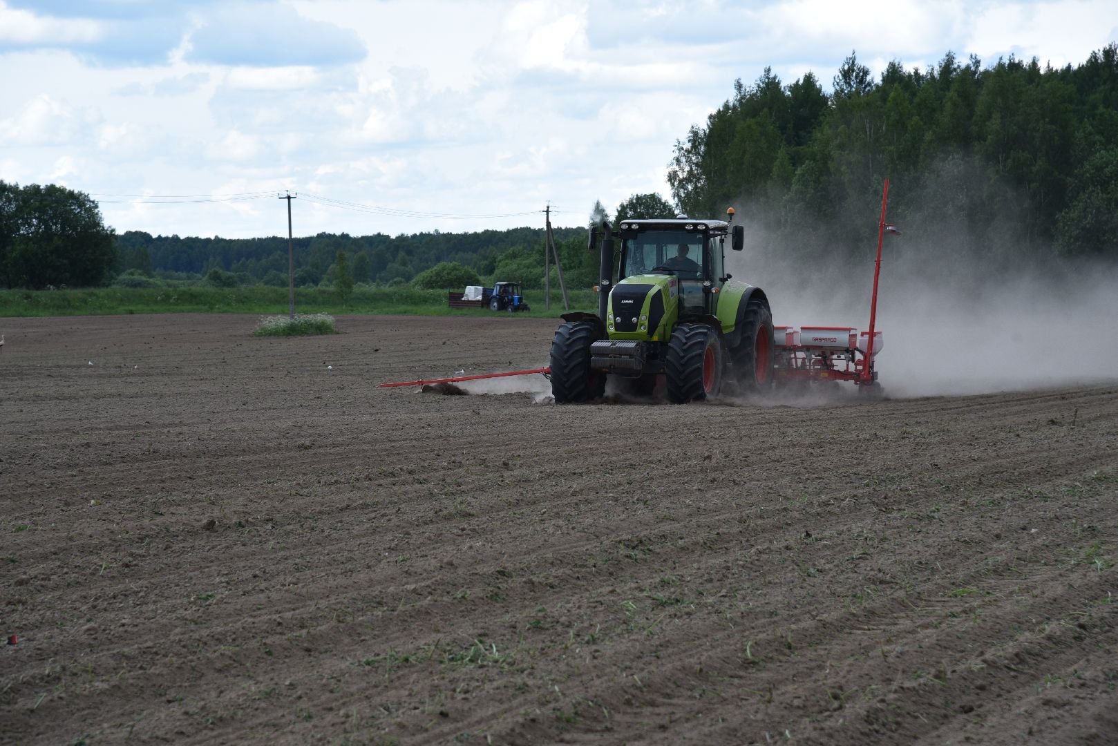 лотошино, посевная 2024, сельское хозяйство, трактор,