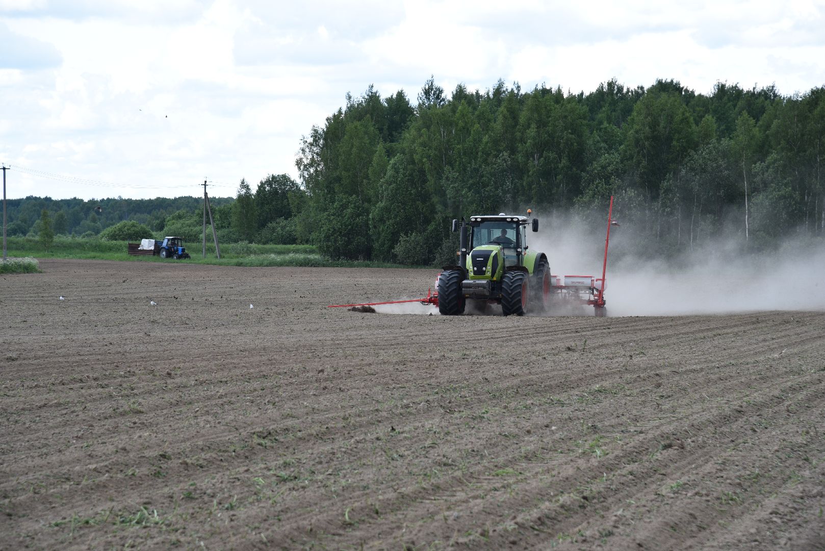 лотошино, посевная 2024, сельское хозяйство, трактор,