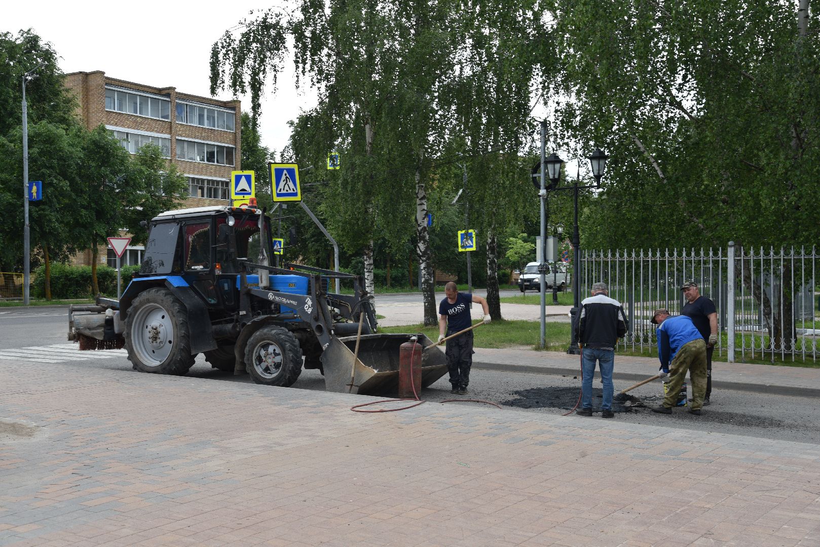 лотошино, благоустройство, ямочный ремонт, дороги,