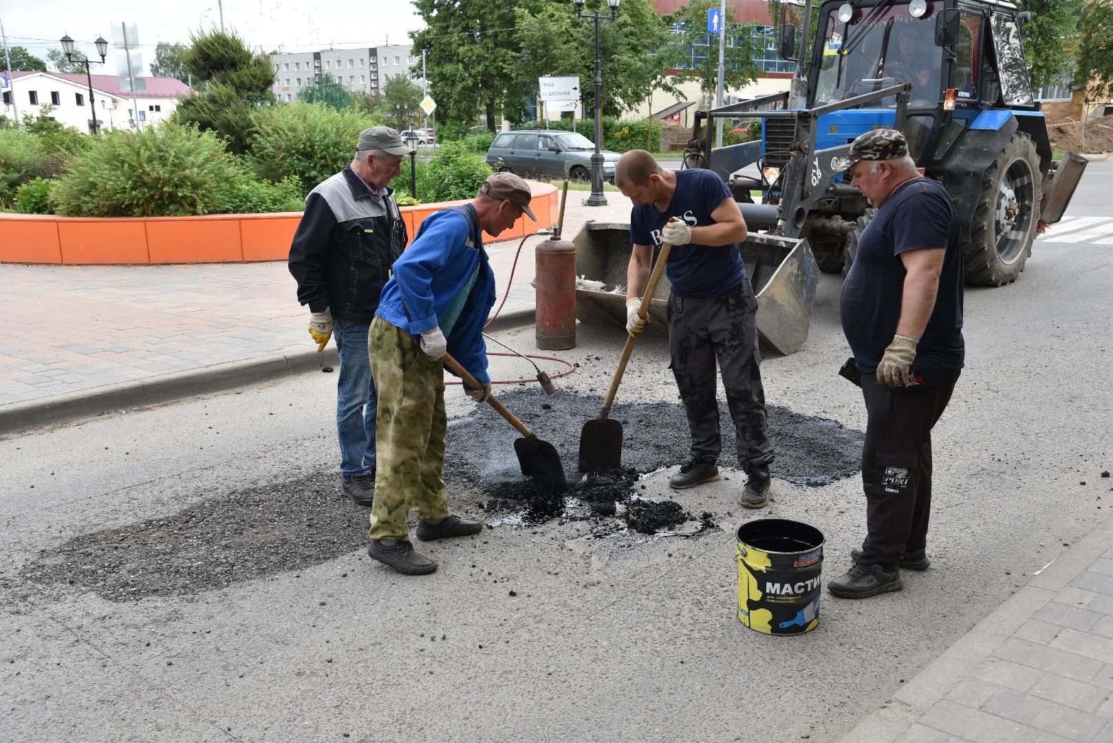 лотошино, благоустройство, ямочный ремонт, дороги,