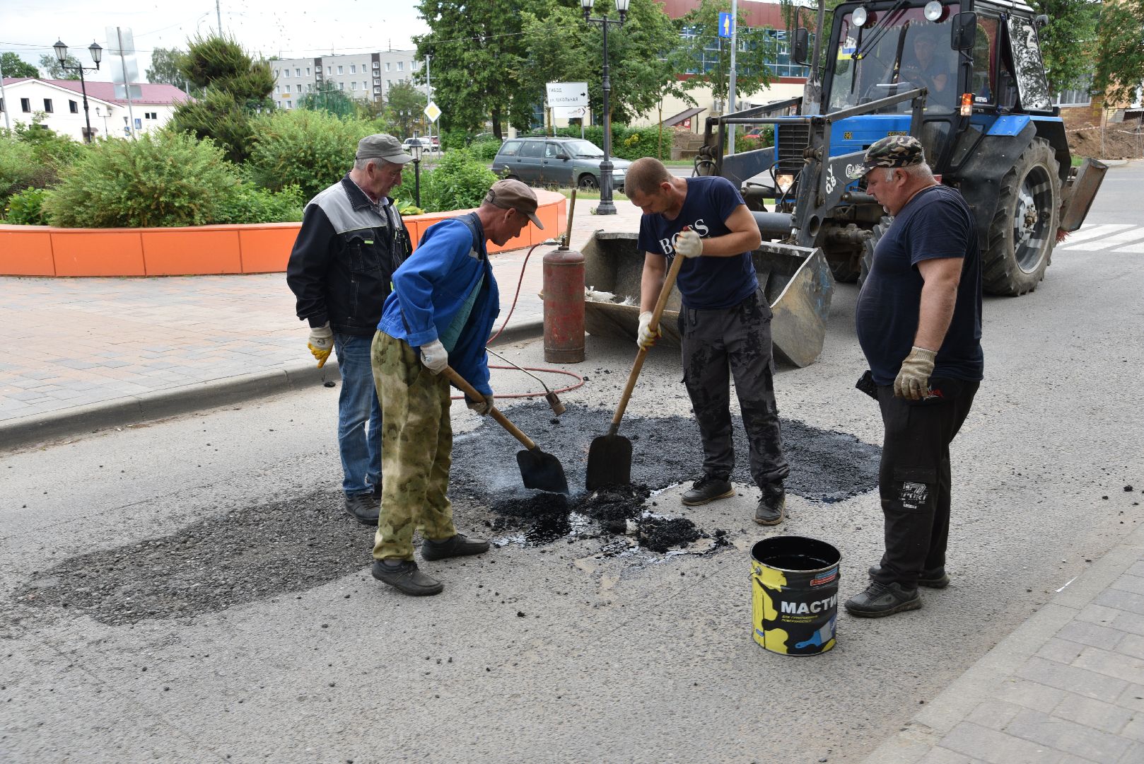 лотошино, благоустройство, ямочный ремонт, дороги,