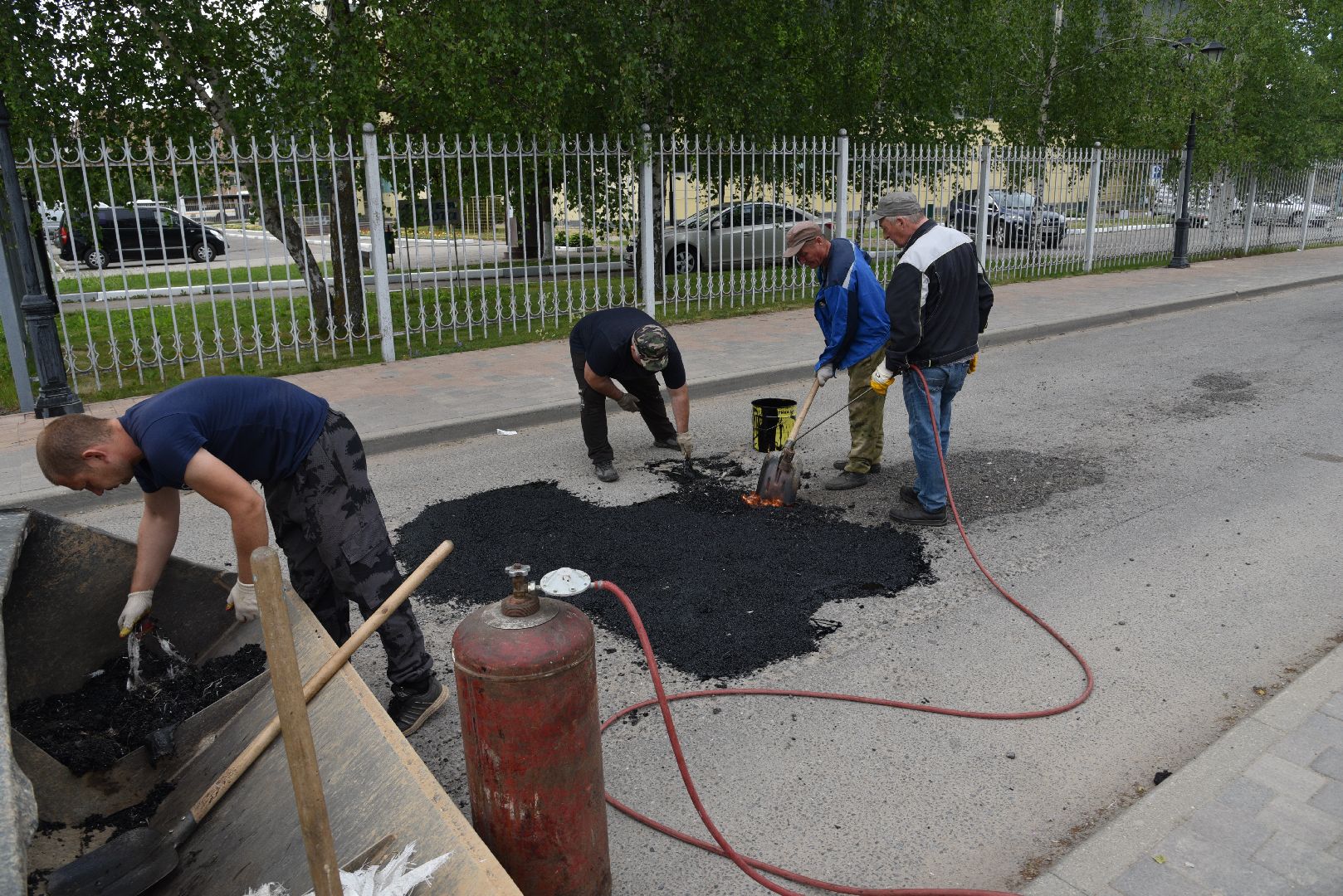 лотошино, благоустройство, ямочный ремонт, дороги,