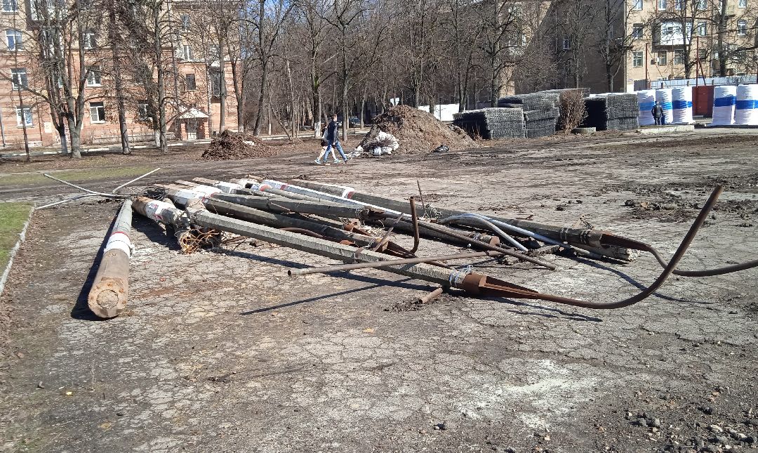 сквер, работы, благоустройство, Звёздный, бульвар