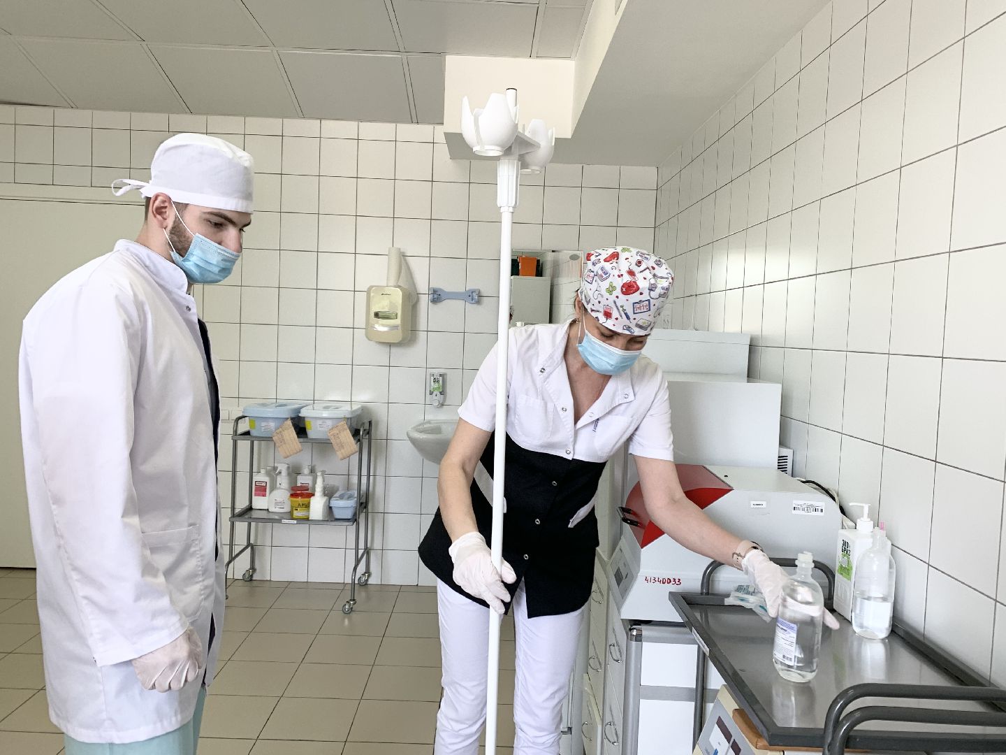 Балашиха, Подмосковье, Студенты медики, московский областной онкологический диспансер, практика,