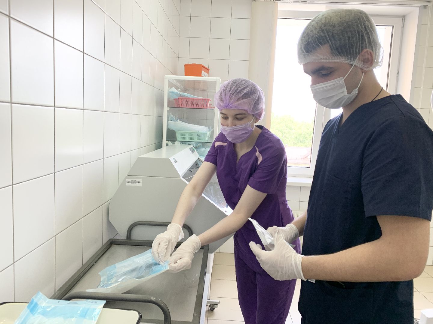 Балашиха, Подмосковье, Студенты медики, московский областной онкологический диспансер, практика,