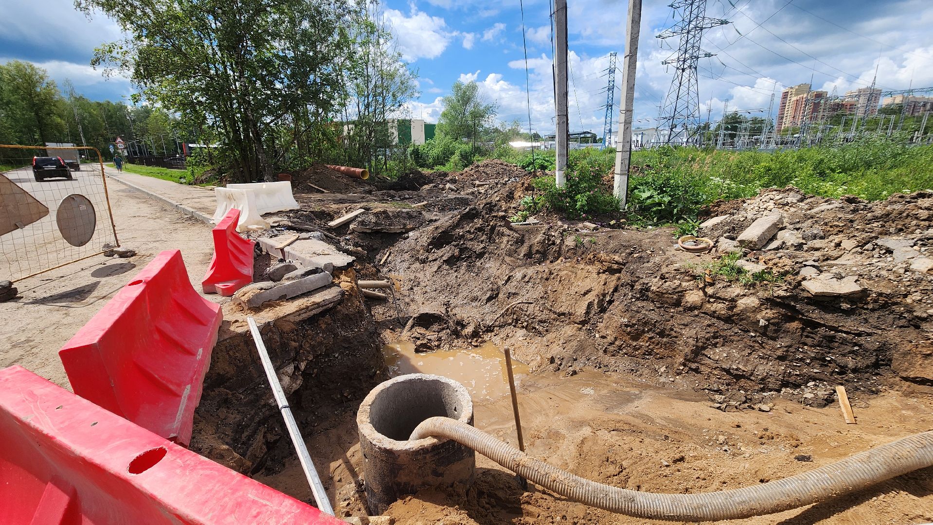 Солнечногорск, Рекинцо, ЖКХ, ливневая канализация,