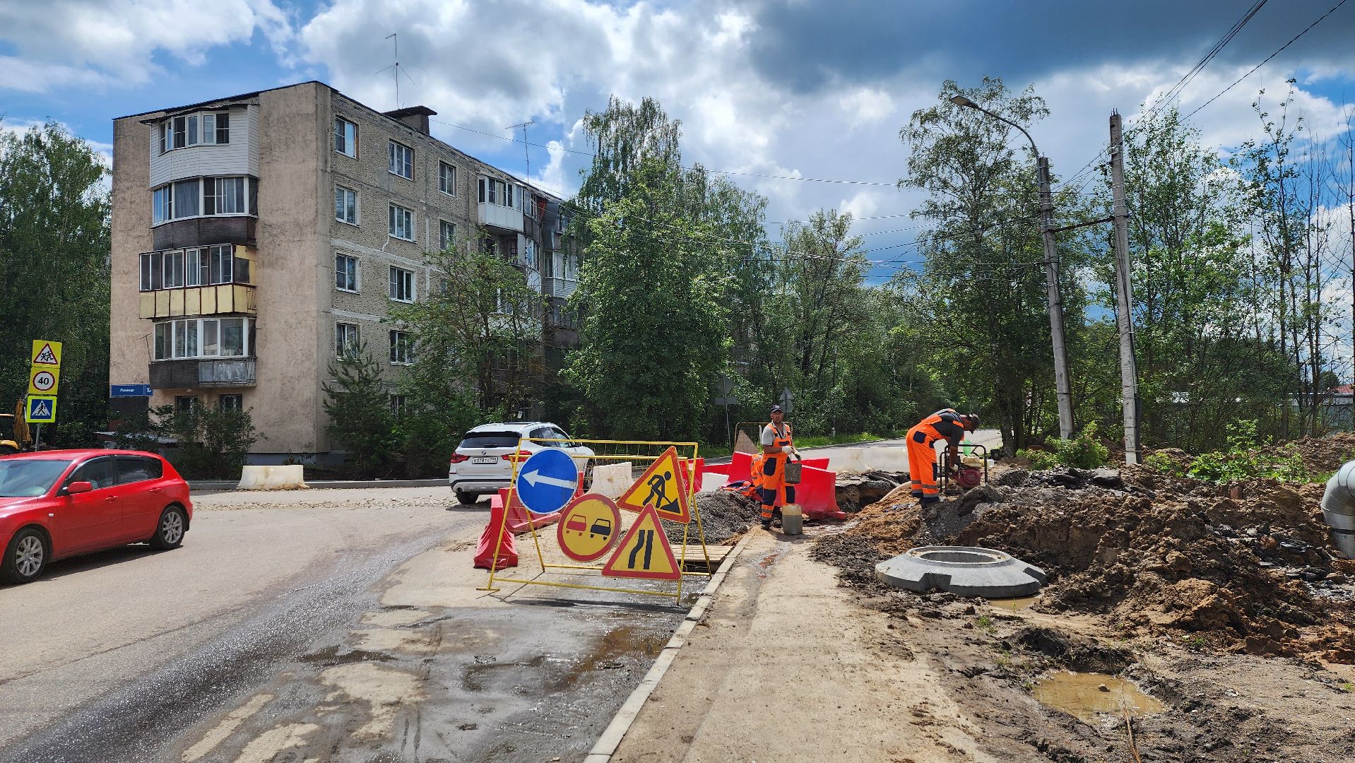 Солнечногорск, Рекинцо, ЖКХ, ливневая канализация,