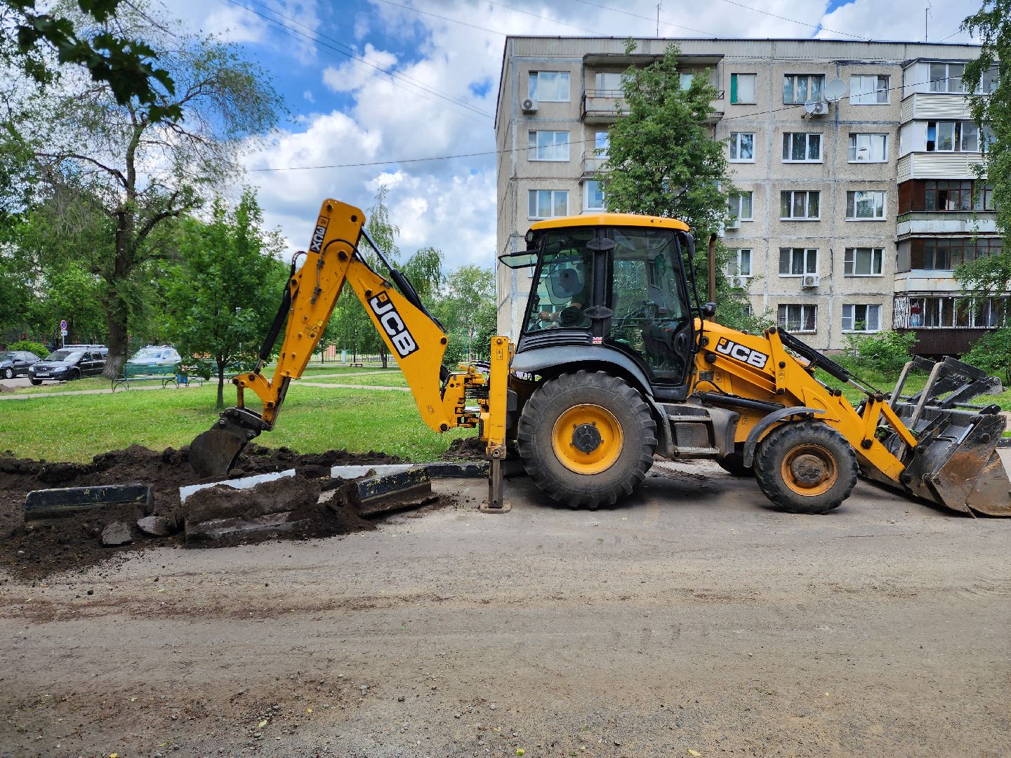 раменское, благоустройство, комплексное благоустройство двора домов 20-24 на улице Гурьева,