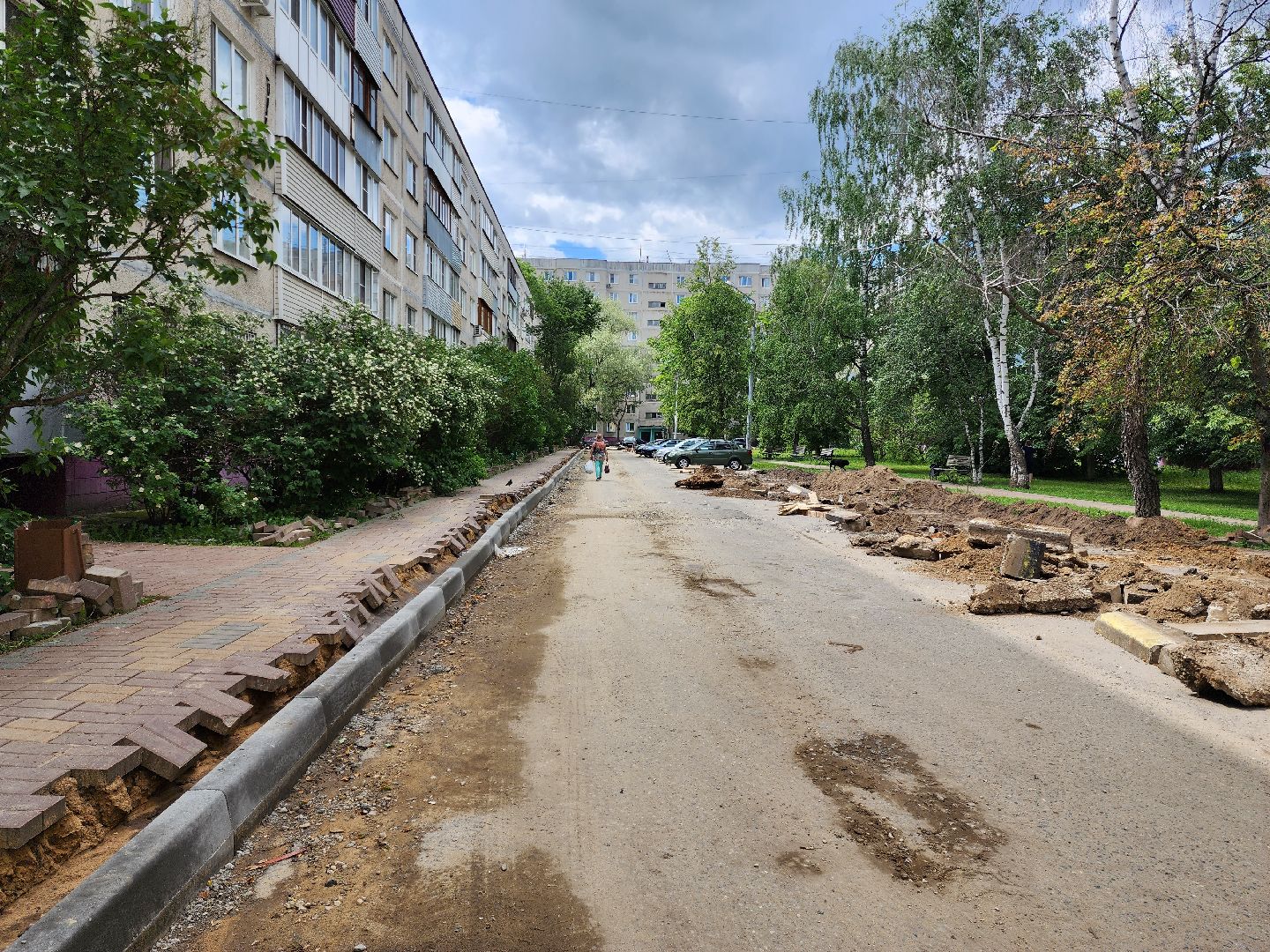 раменское, благоустройство, комплексное благоустройство двора домов 20-24 на улице Гурьева,