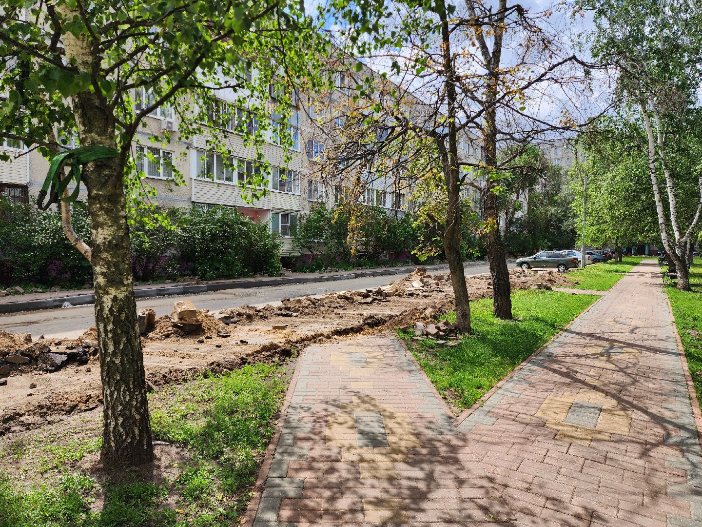 раменское, благоустройство, комплексное благоустройство двора домов 20-24 на улице Гурьева,