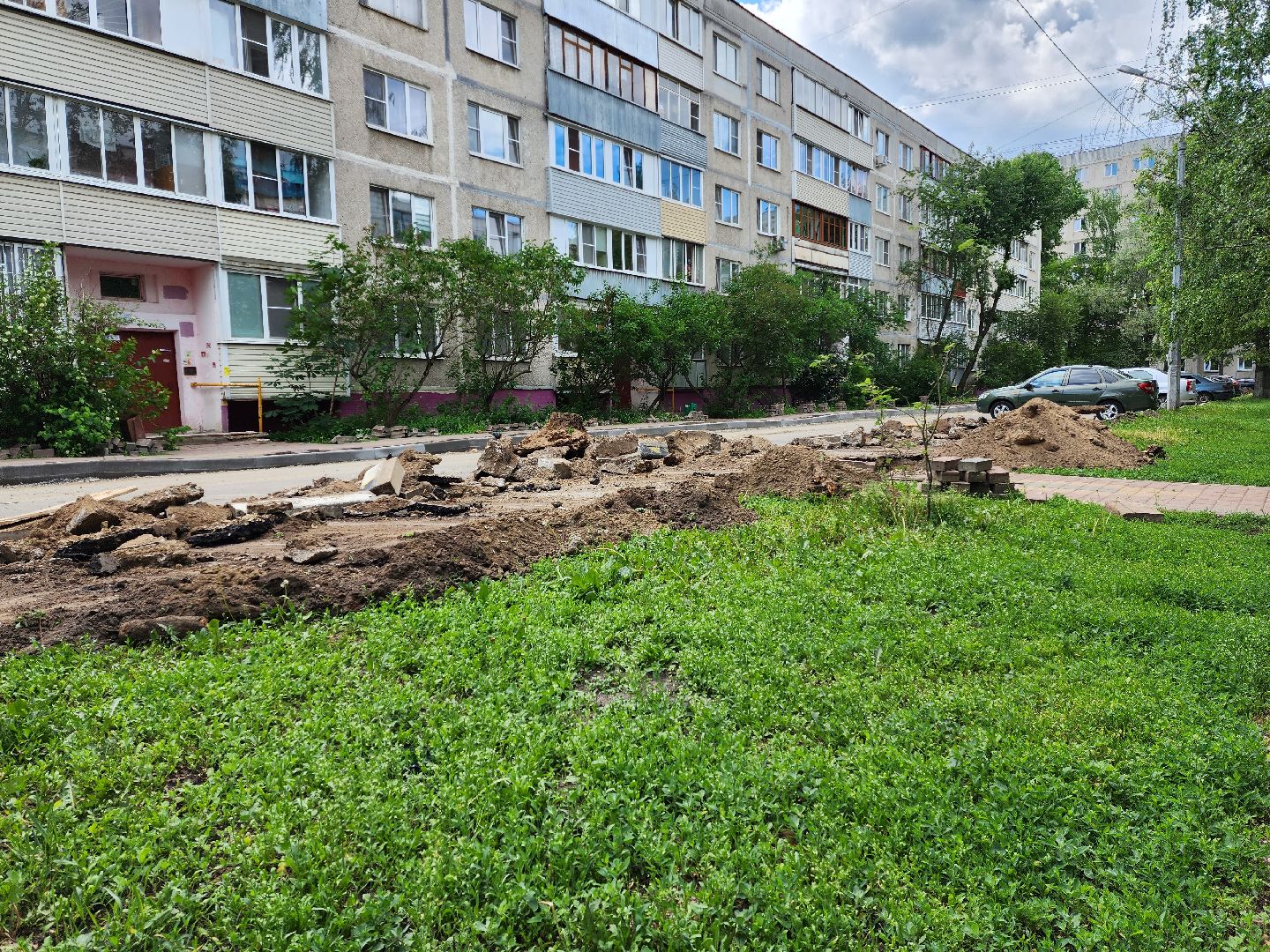 раменское, благоустройство, комплексное благоустройство двора домов 20-24 на улице Гурьева,