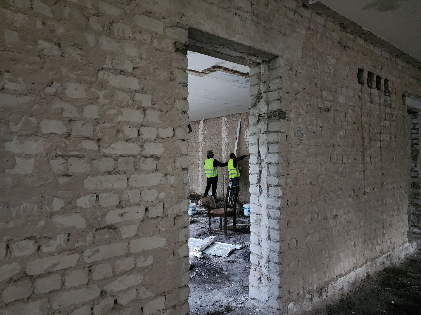 Капитальный ремонт, центр дополнительного образования, Дубна, демонтаж,