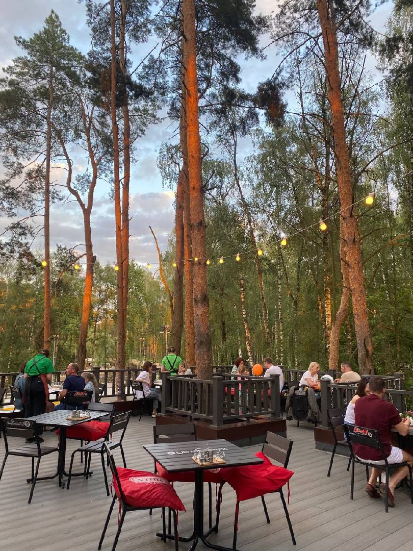 Домодедово, Подмосковье, летняя веранда, Терраса, парк, Елочки, Культура, Общество, общепит, Ресторан,