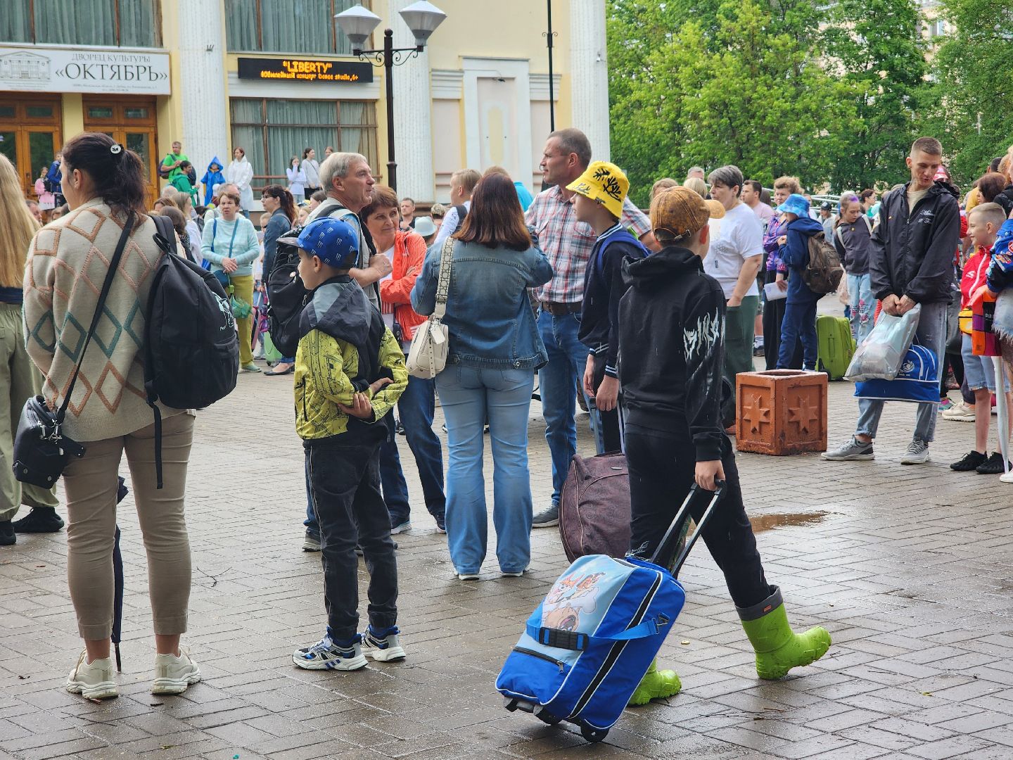 Дубна, Сосновый бор, Лагерь, Первая смена, Дети,