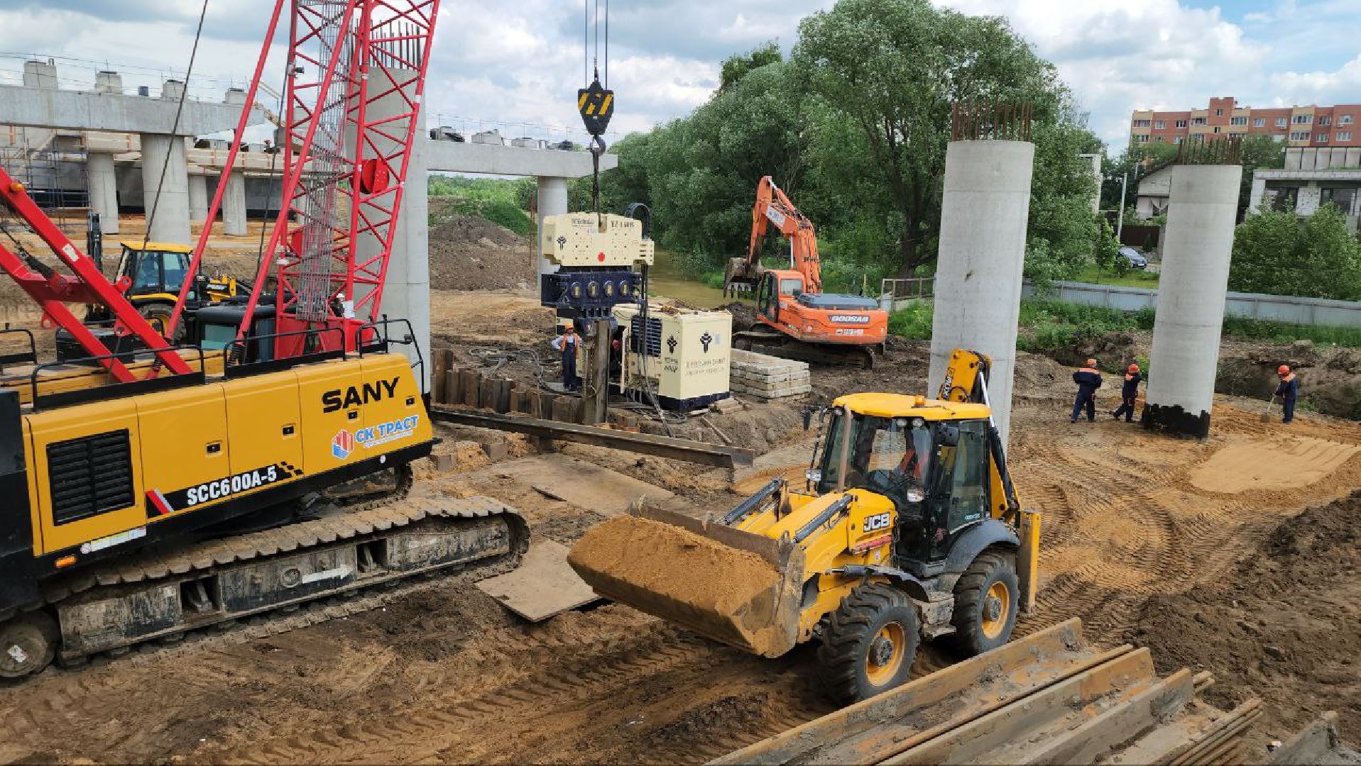 Люберцы, трасса ЮЛА, строительство,