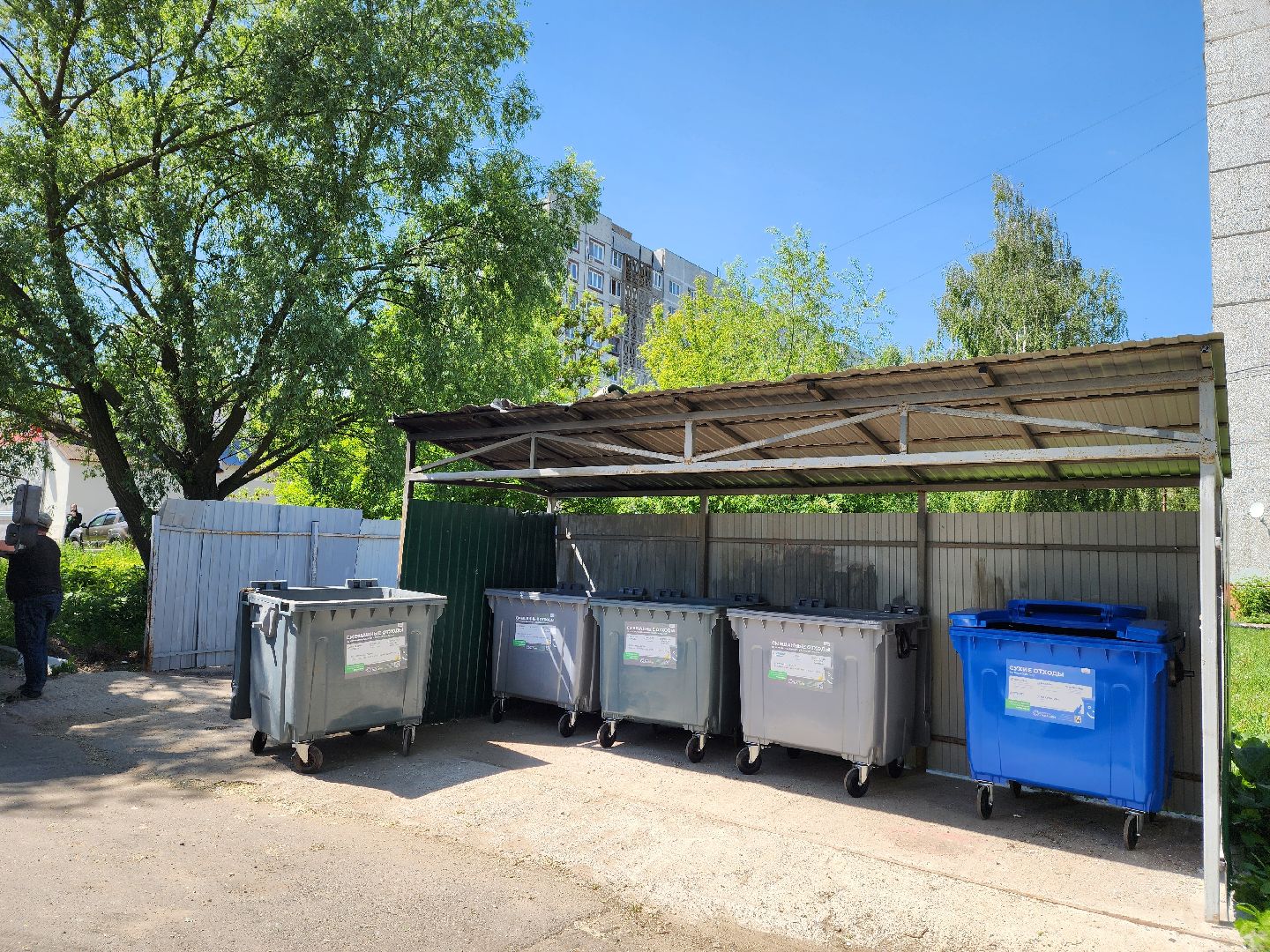 воскресенск, утилизация отходов, мусор, контейнерная площадка, эколайн,