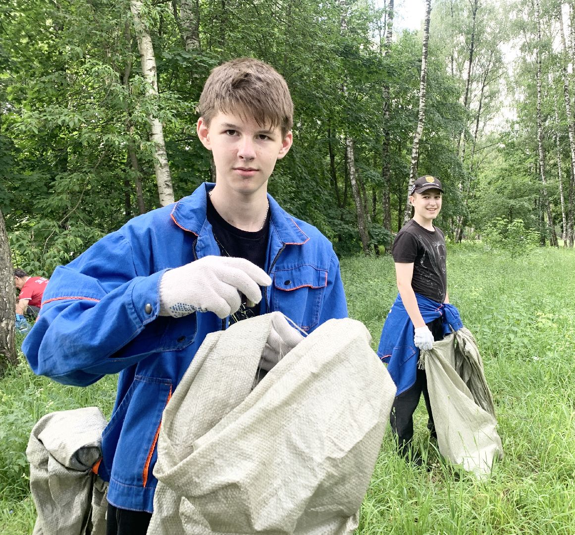 Балашиха, Подмосковье, Экология, экологический лагерь, уборка мусора, первая смена,