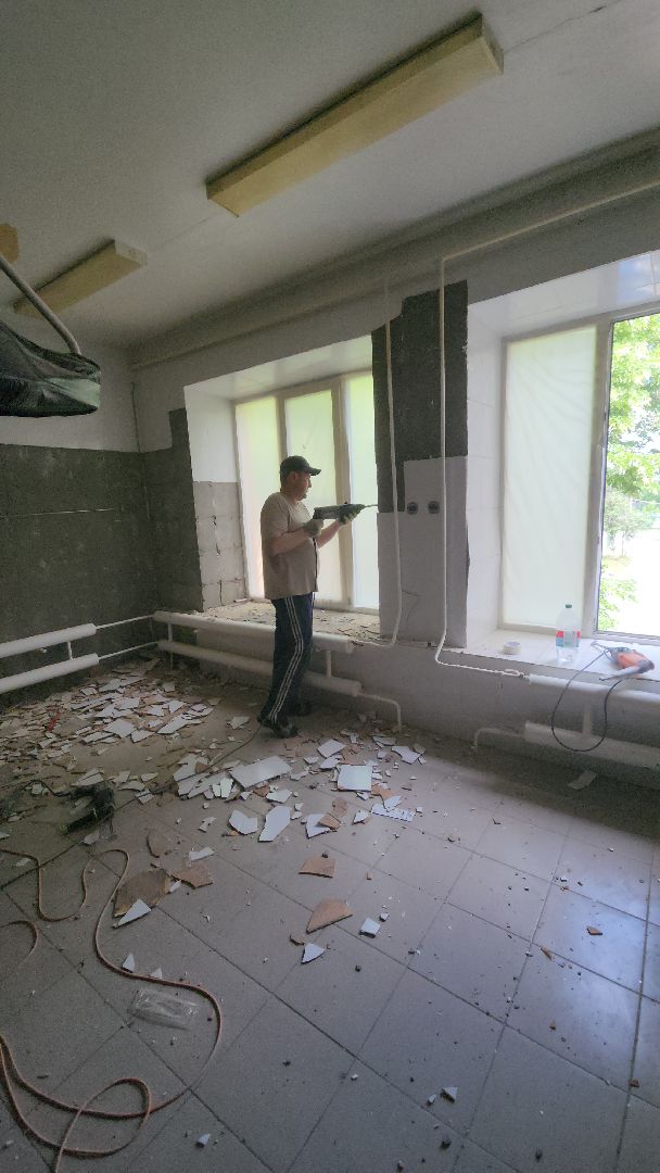 Ремонт, ремонт больницы, рузская больница, руза, рузский городской округ, московская область, Подмосковье,