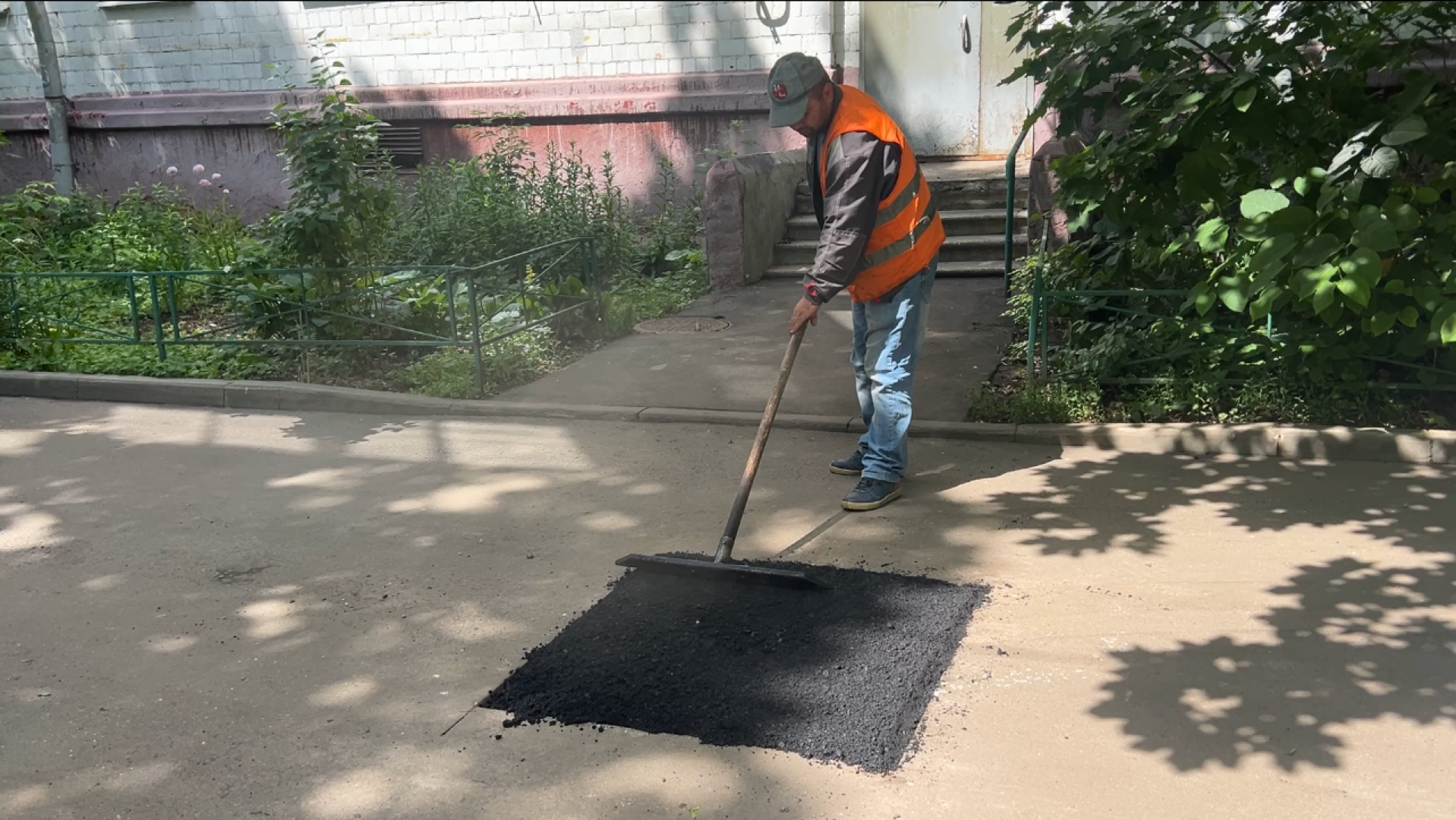 химки, ремонт дорог во дворах, ямочный ремонт, благоустройство,