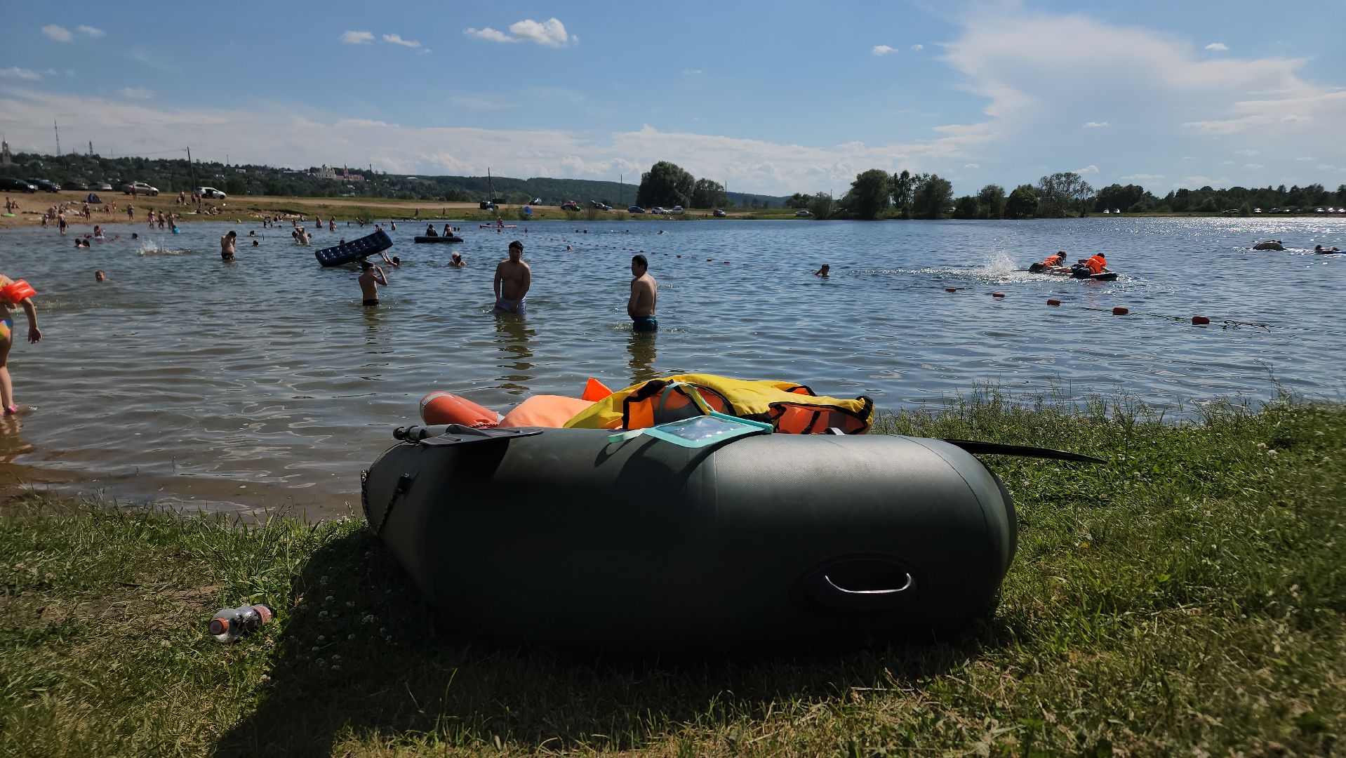 ступино, лето в подмосковье, пляжи подмсоковья,