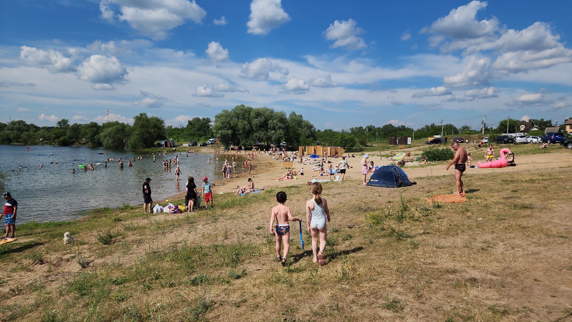 ступино, лето в подмосковье, пляжи подмсоковья,
