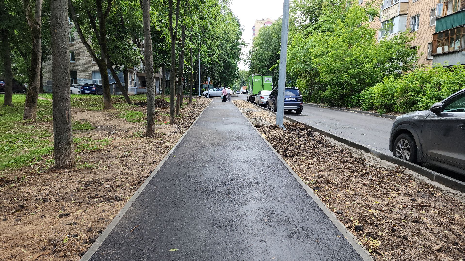 пушкино парк, дорожная инфраструктура, ремонт дороги, асфальтирование дорог,