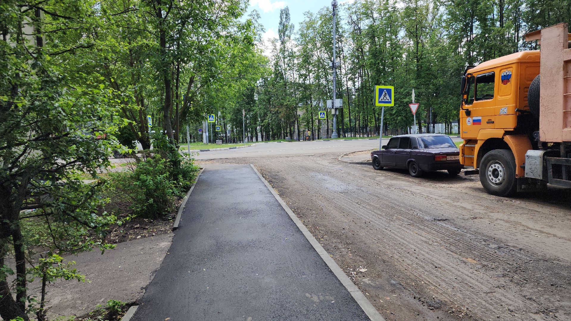 пушкино парк, дорожная инфраструктура, ремонт дороги, асфальтирование дорог,