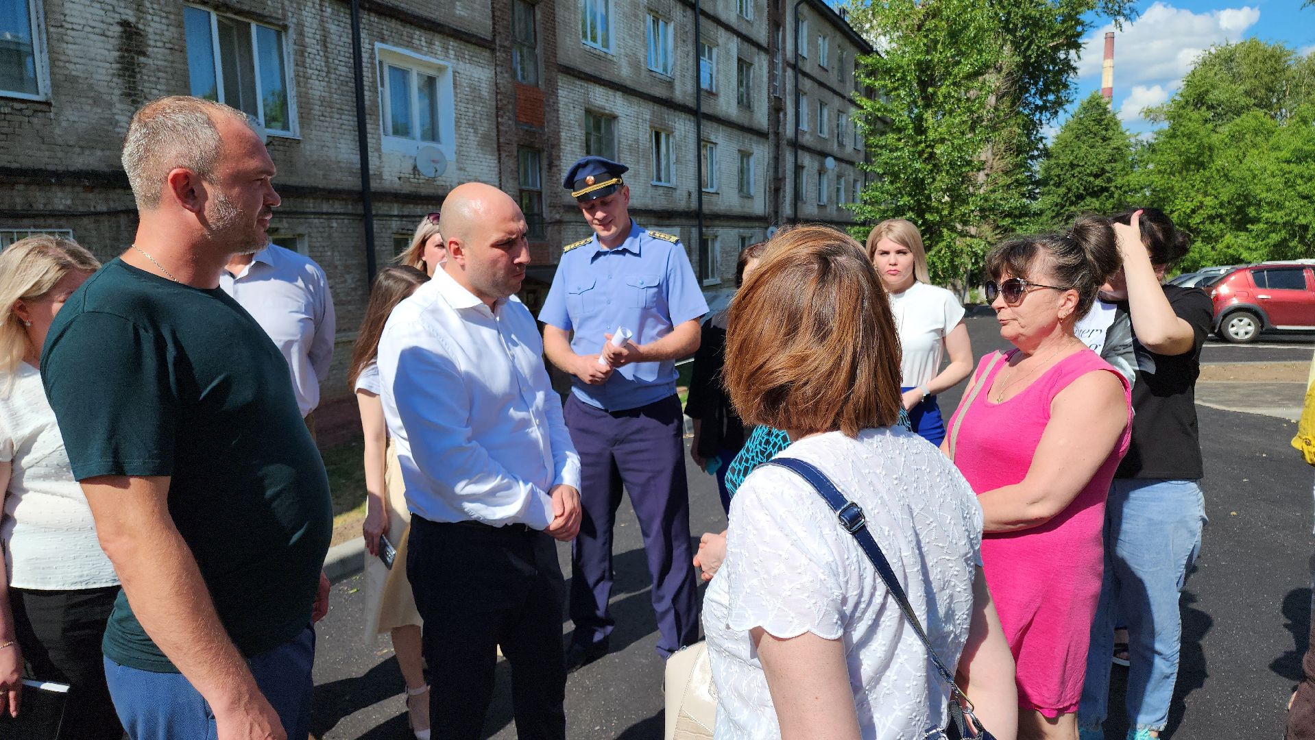 кашира, садовая, московская, клубная, благоустройство дворов, парковка, тротуар, бортовой камень, асфальтовое покрытие,