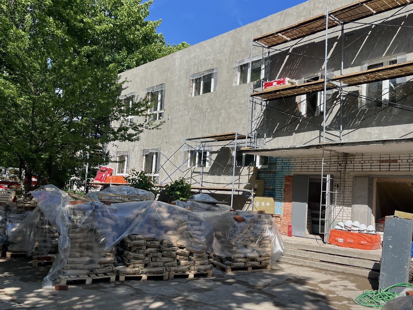 наро-фоминский городской округ, селятино, капитальный ремонт детского сада, благоустройство 2024,