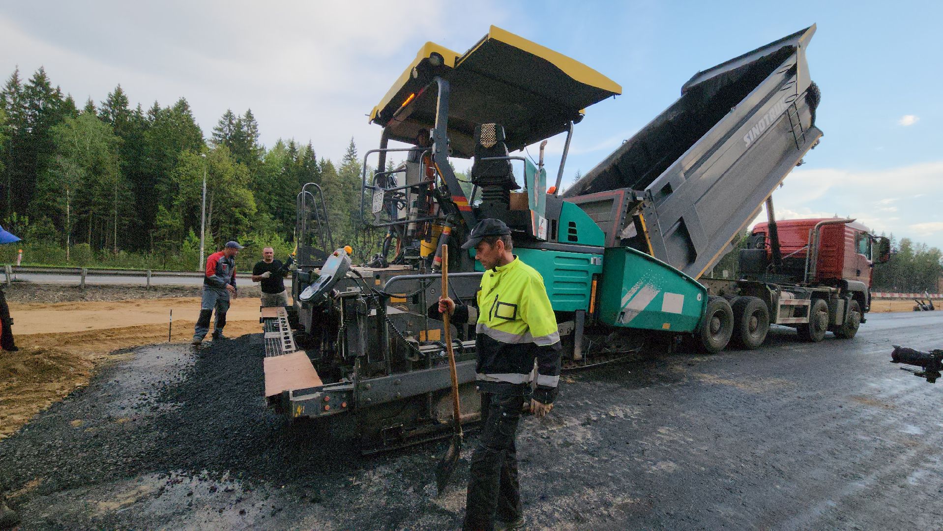 строительство, минское шоссе, строительство развязки, федеральная дорога, руза, дорохово, рузский городской округ,