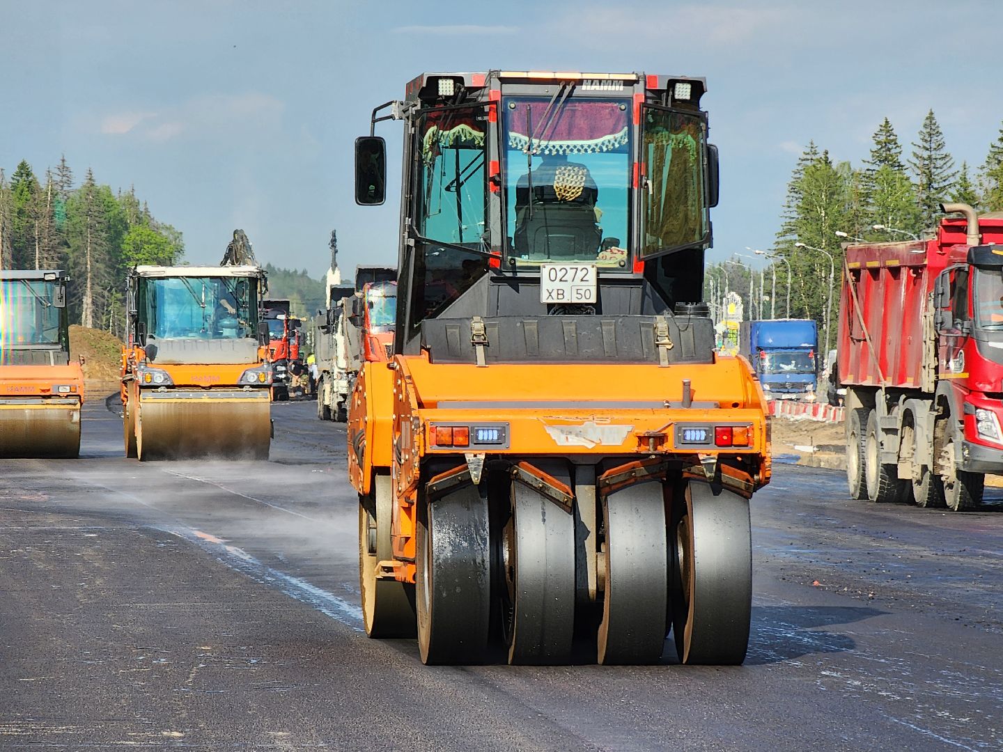 строительство, минское шоссе, строительство развязки, федеральная дорога, руза, дорохово, рузский городской округ,