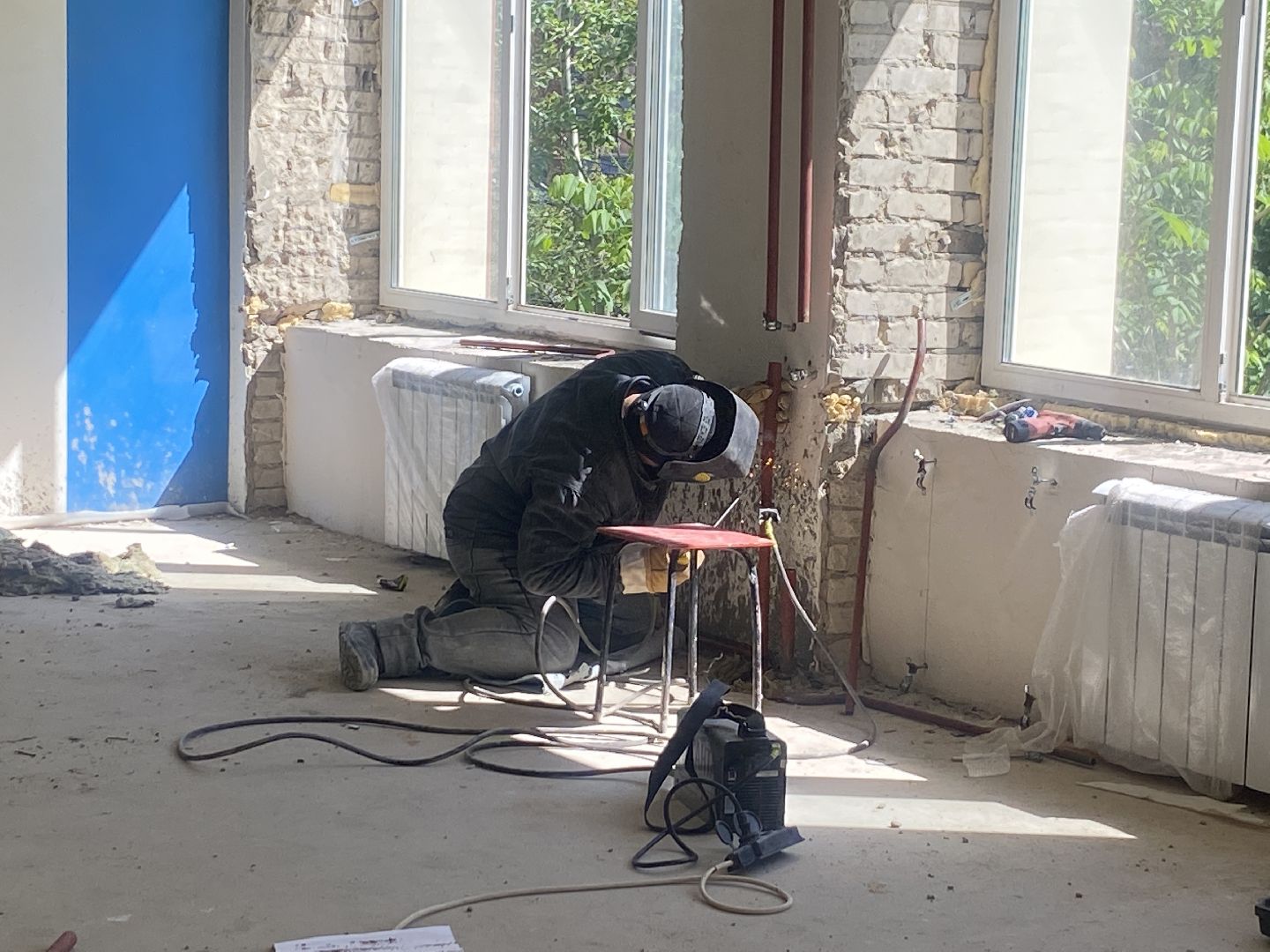 школа попова власиха, капитальный ремонт поповки, Власиха школа попова, кабинет радиотехники в поповке, точка роста поповка,