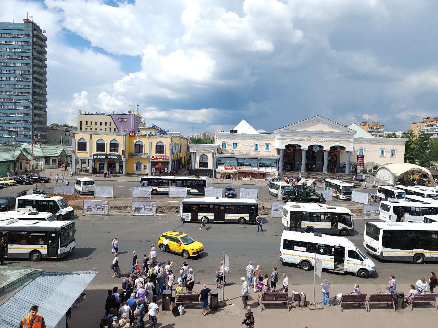 одинцово, вокзальная площадь, строительство, реконструкция,