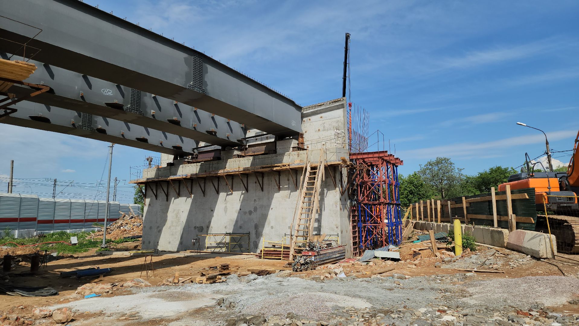 красногорск, опалиха, путепровод, мцд-2, стройка,