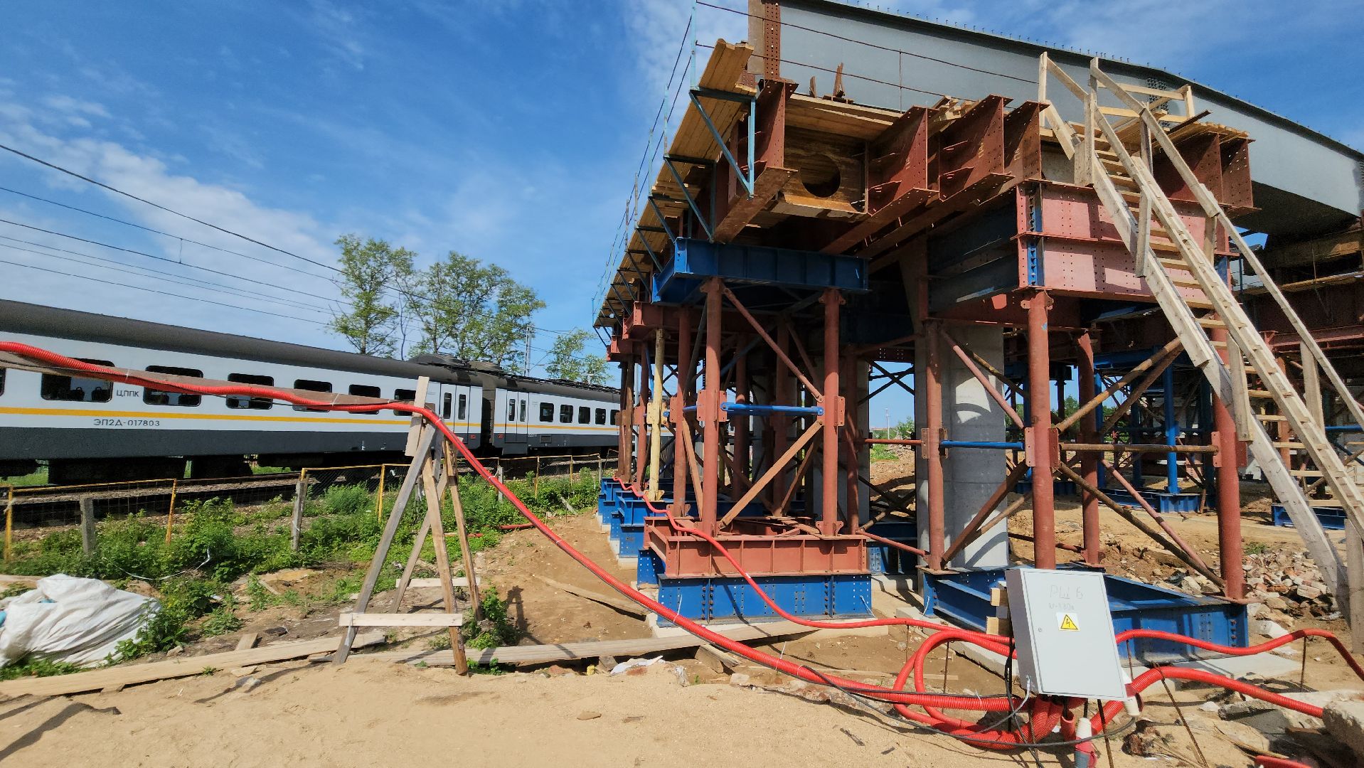 красногорск, опалиха, путепровод, мцд-2, стройка,