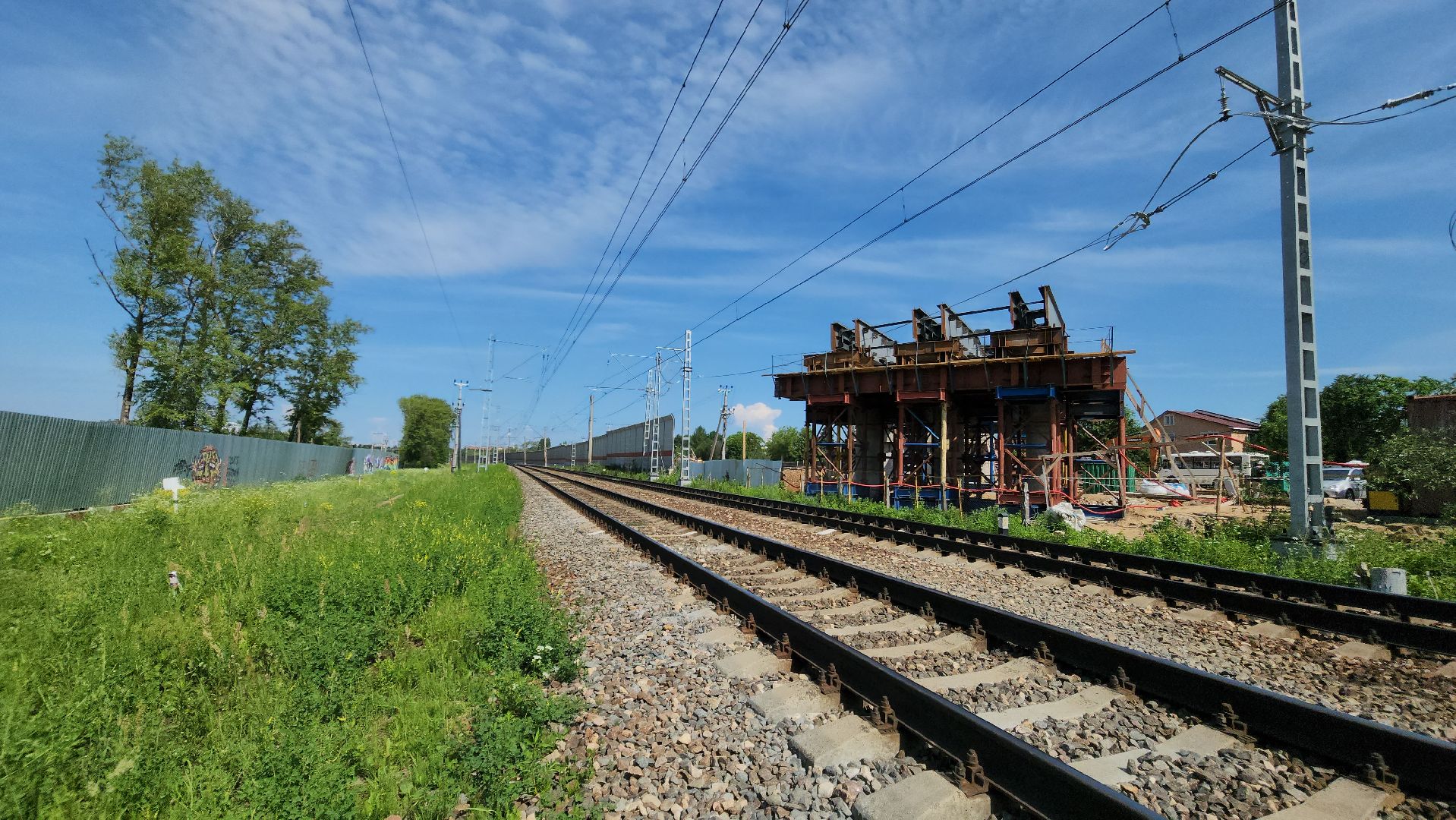 красногорск, опалиха, путепровод, мцд-2, стройка,