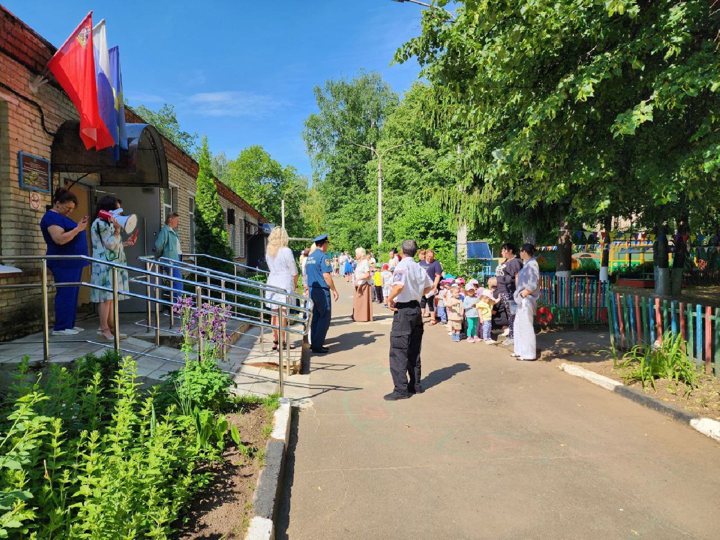 Солнечногорск, Детский сад, Эвакуация, тренировочная эвакуация, дети,
