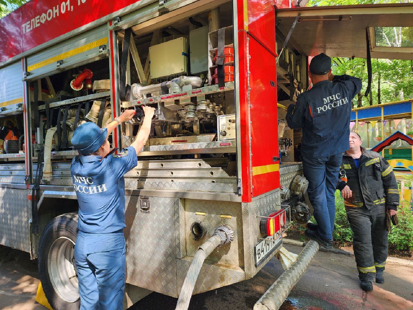 Солнечногорск, Детский сад, Эвакуация, тренировочная эвакуация, дети,