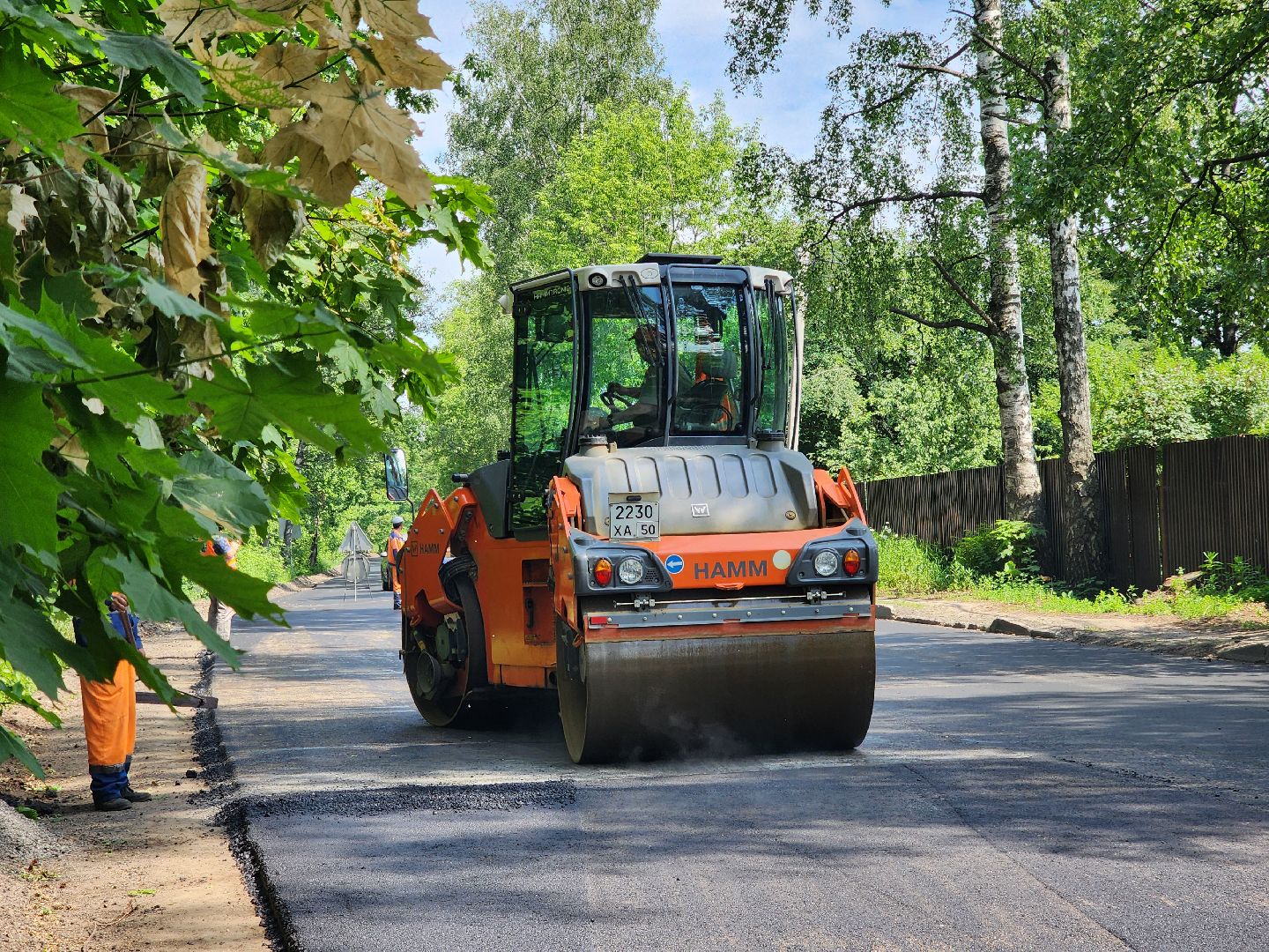 старая купавна, богородский городской округ, озеро бисерово, ремонт, дороги, строительство, ремонт дороги,