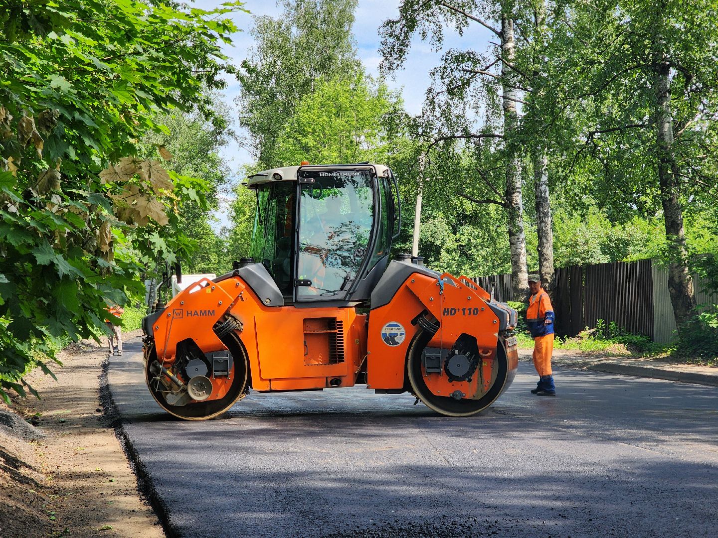 старая купавна, богородский городской округ, озеро бисерово, ремонт, дороги, строительство, ремонт дороги,