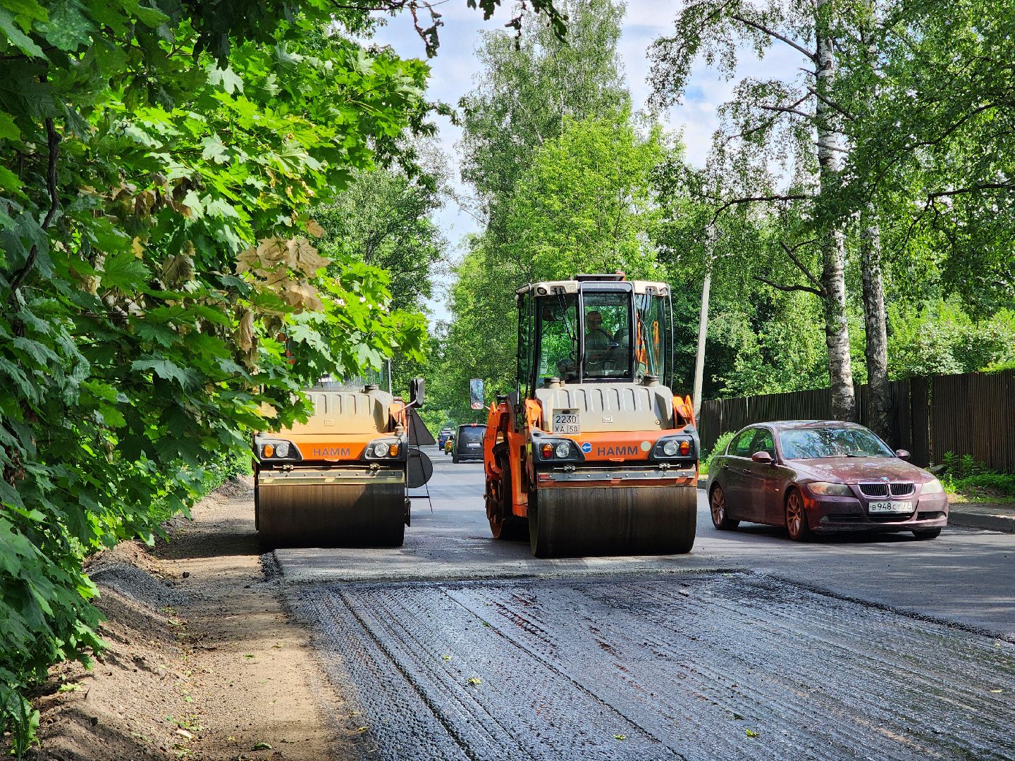 старая купавна, богородский городской округ, озеро бисерово, ремонт, дороги, строительство, ремонт дороги,
