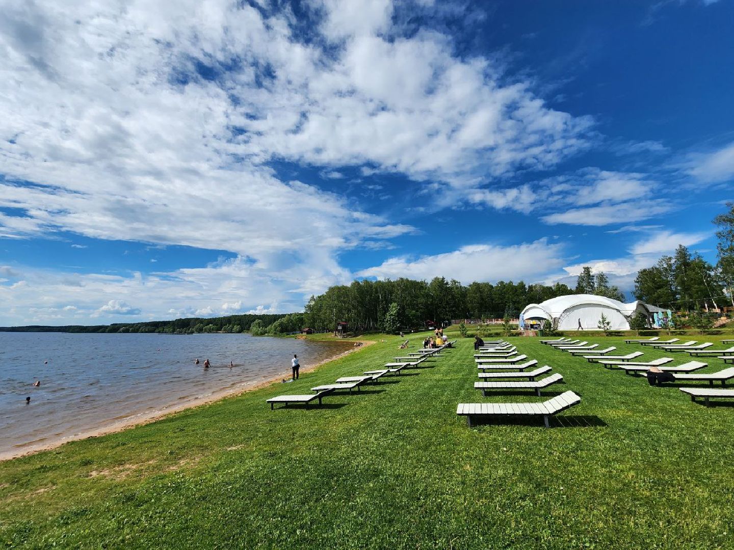 можайск, можайский городской округ, подмосковье, ильинский пляж, место для купания, места отдыха у воды, лето, жители, дети, безопасность,