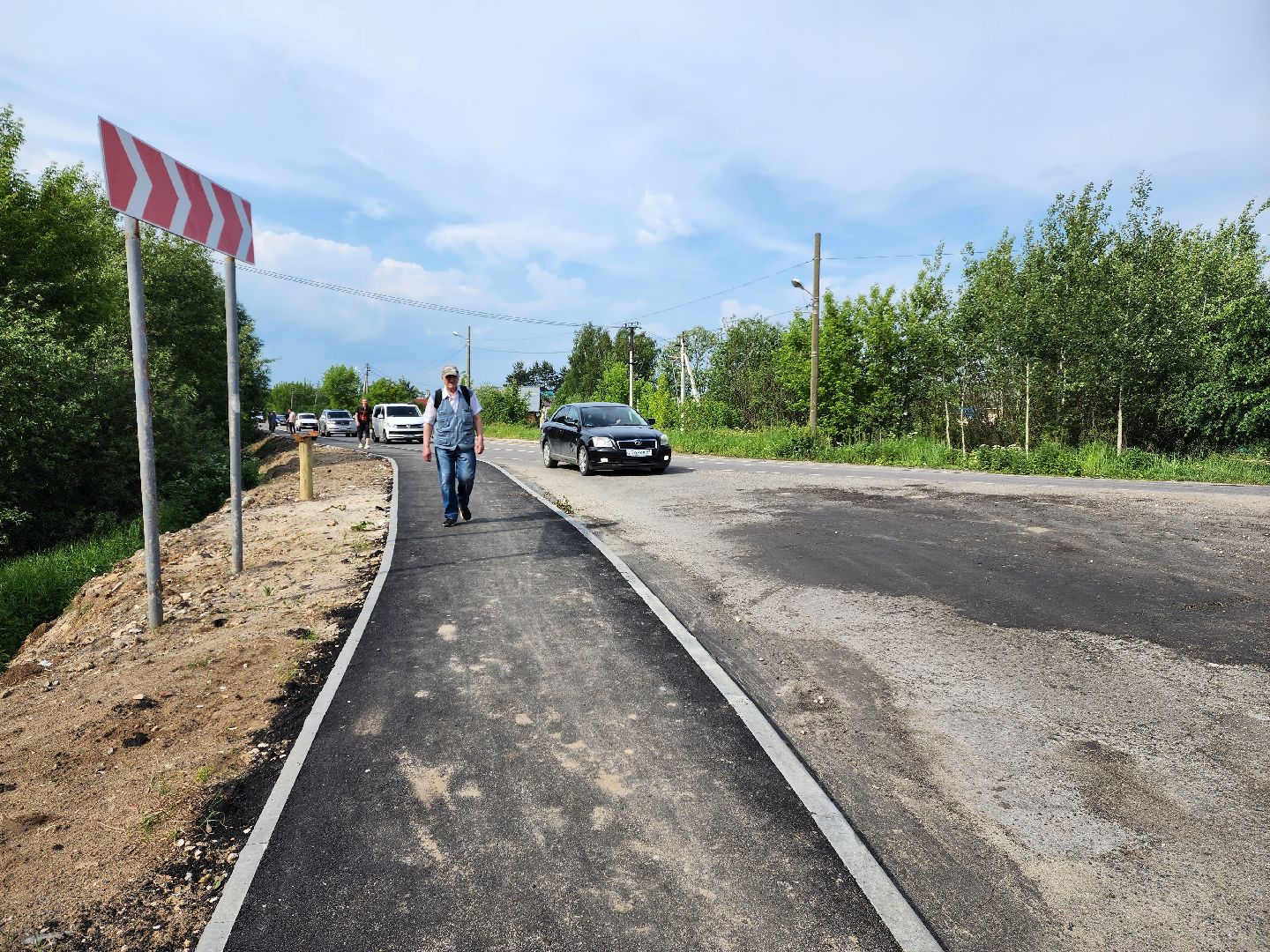 раменское, дороги, тротуар в селе Малышево,