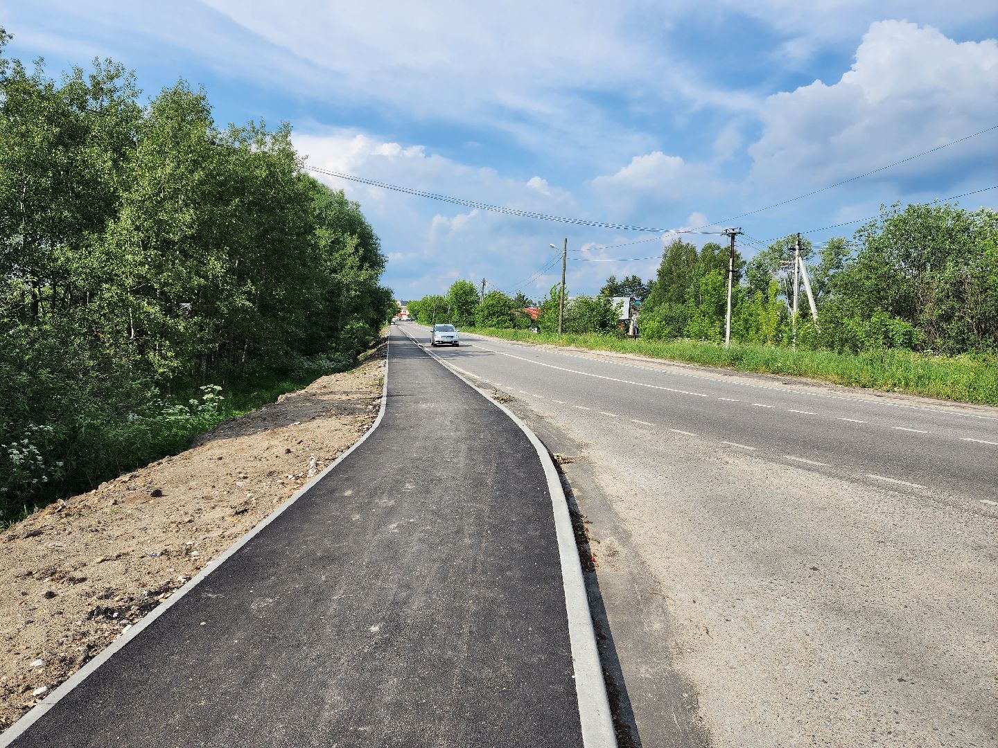 раменское, дороги, тротуар в селе Малышево,