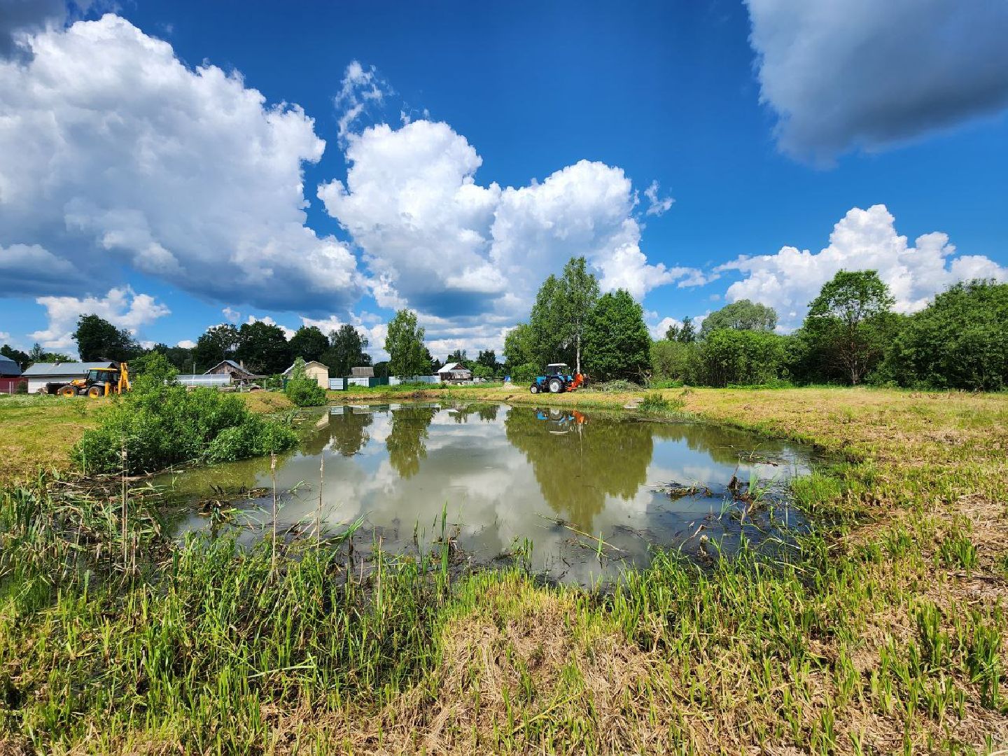 можайск, можайский городской округ, подмосковье, ремонт пожарных водоемов, водоемы, пруды, пожарная безопасность, очистка пруда, подземные пожарные емкости,