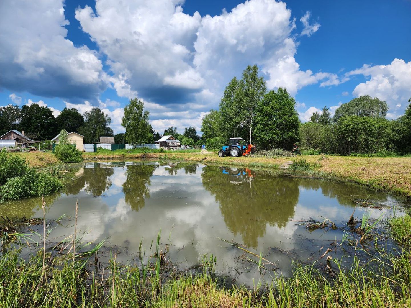можайск, можайский городской округ, подмосковье, ремонт пожарных водоемов, водоемы, пруды, пожарная безопасность, очистка пруда, подземные пожарные емкости,