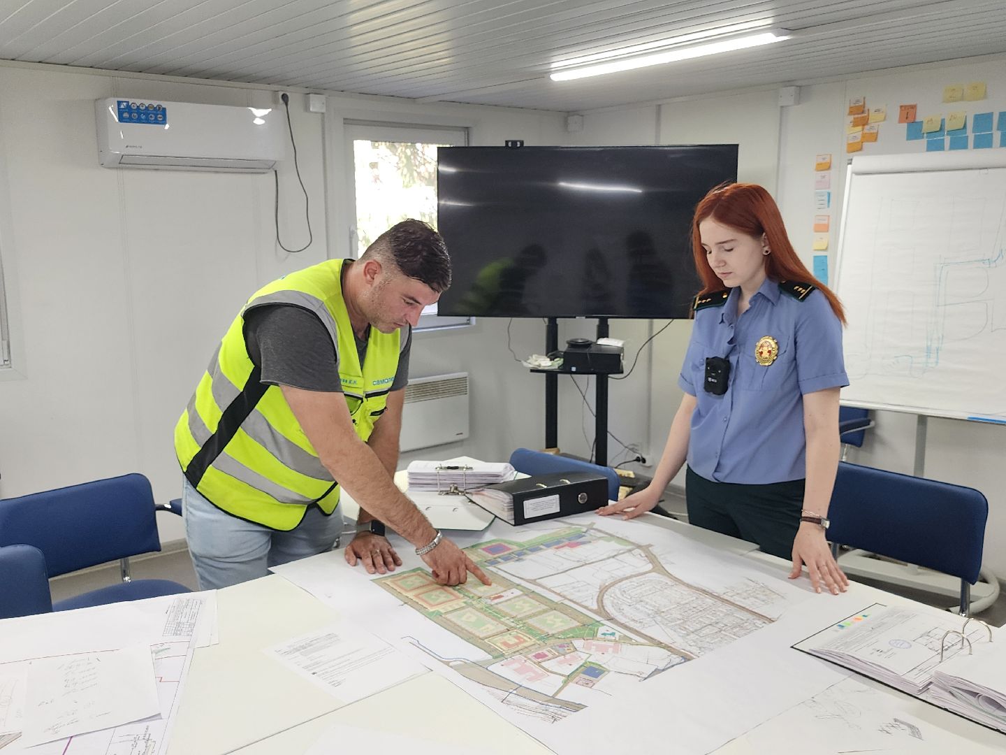 Стоительство школы,