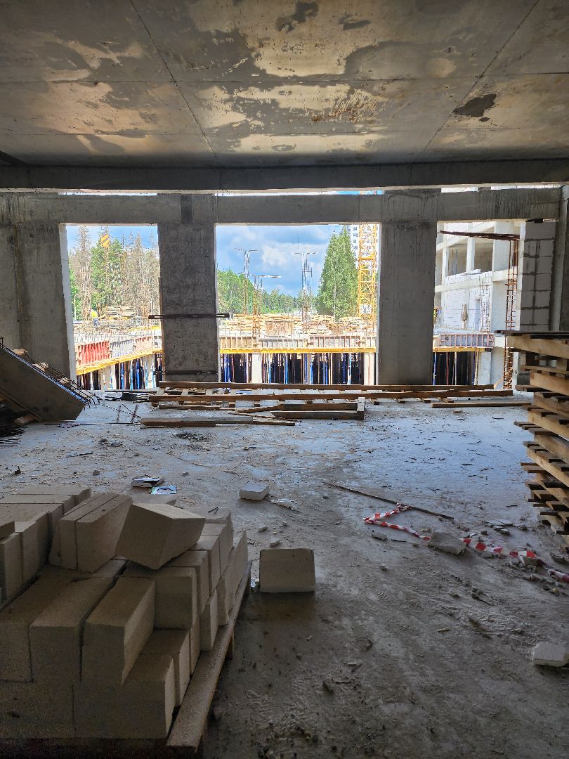 Стоительство школы,