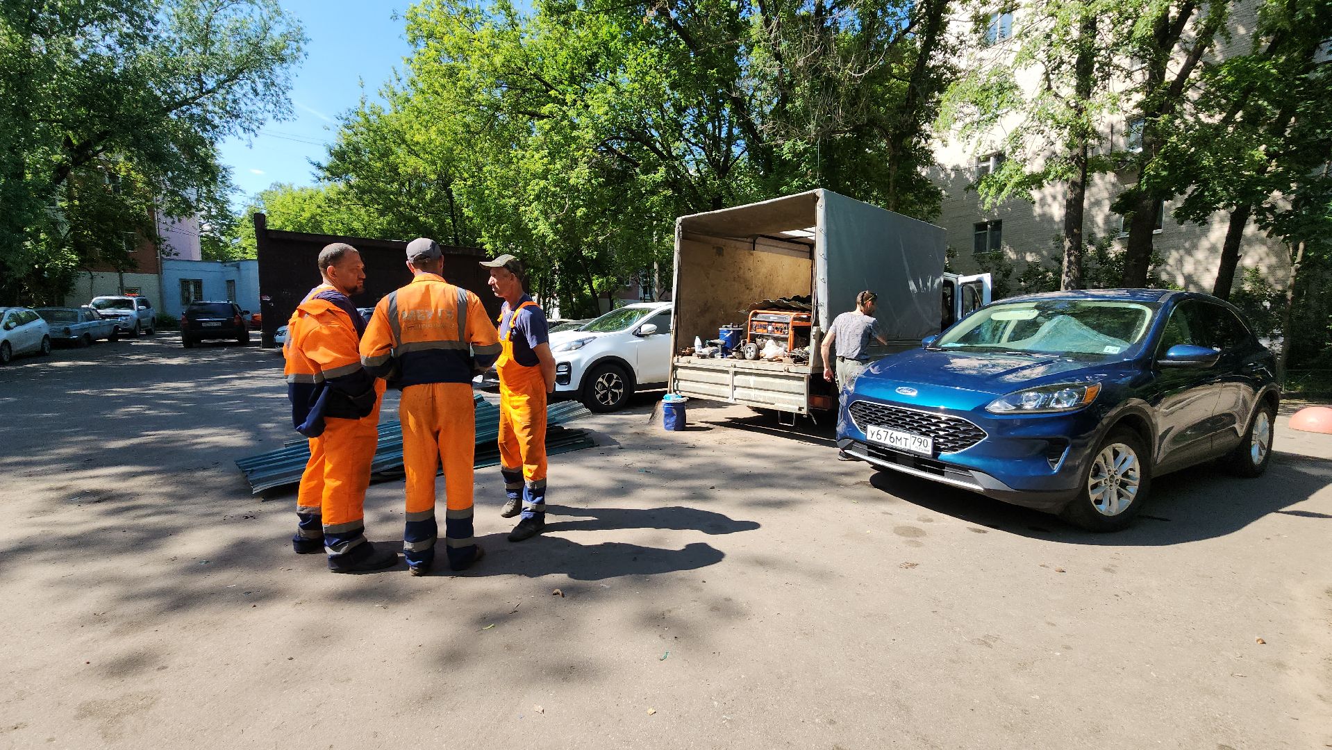 пушкино, контейнерная площадка, ремонт, жкх,