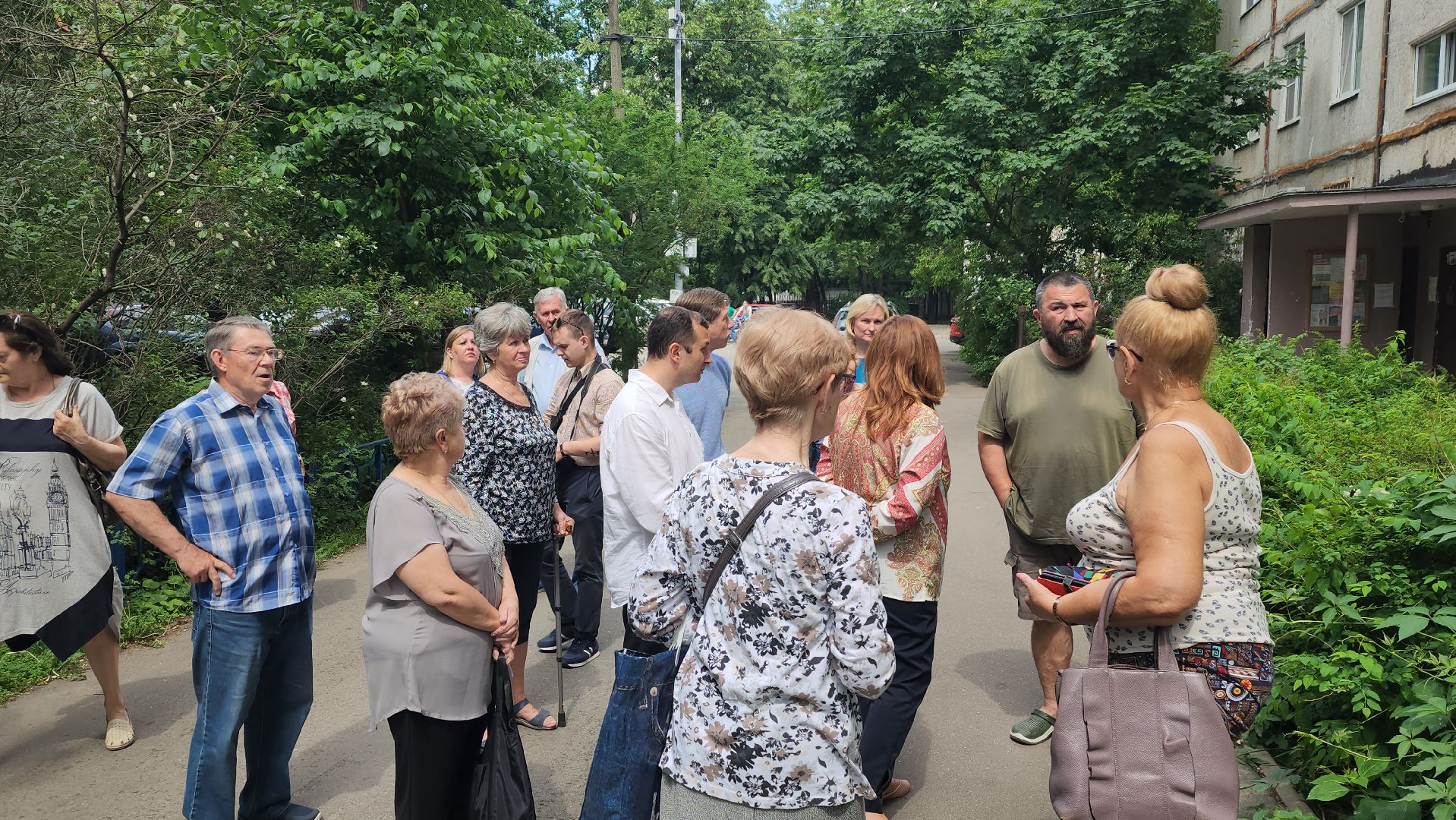 заместитель главы городского округа, алла дунаевич, ул Нижегородская, обходы, пешие обходы, дворовые территории,